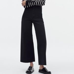 Zara Marine Straight in Black SZ 4